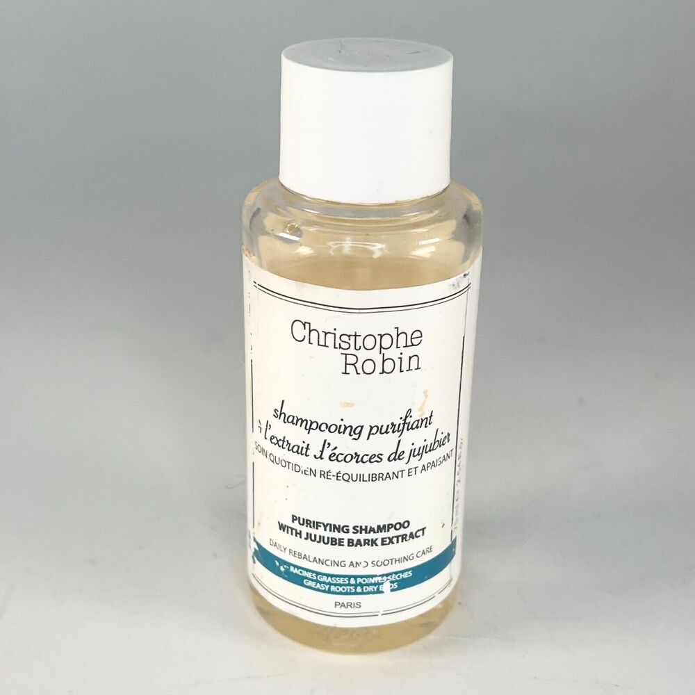 Christophe Robin Purifying Shampoo Balancing Soothing Travel 2.54 fl oz 75ml New